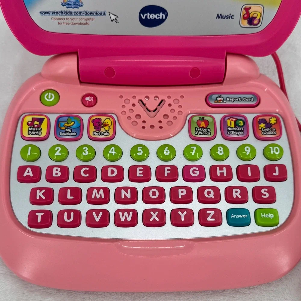 VTech Tote & Go Laptop Pink Educational Progressive Learning Toy Web Connect